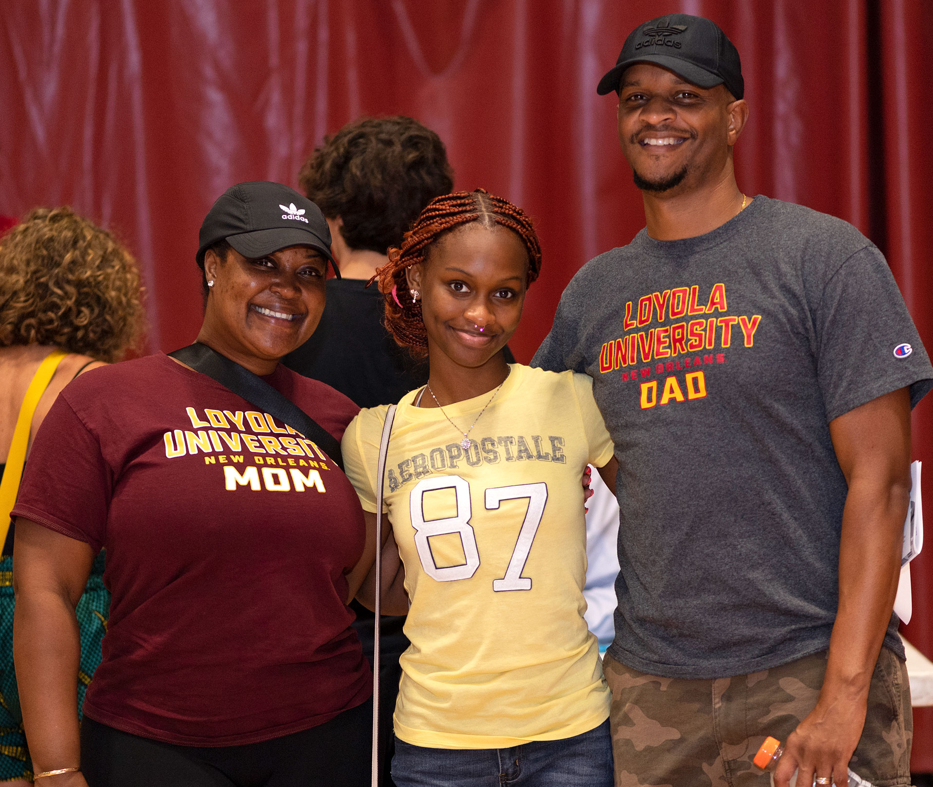 Parents at Loyola Move In